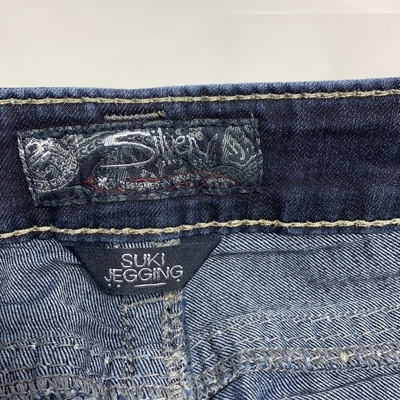 WOMEN’S Silver Blue Suki Jegging Low Rise Size 26 - Picture 11 of 13